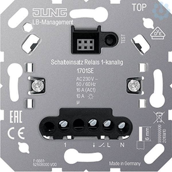 1St. Jung 1701SE Schalteinsatz Relais 1-kanalig 1701 SE-1