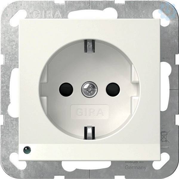 SCHUKO-Steckd. LED-Leuchte + 417003 SH System 55 Reinweiß-1