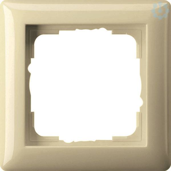 GIRA Standard 55, Cremefarben, Thermoplast, Schraubenlos, 80,7 mm, 80,7 mm, 1,14 cm-1