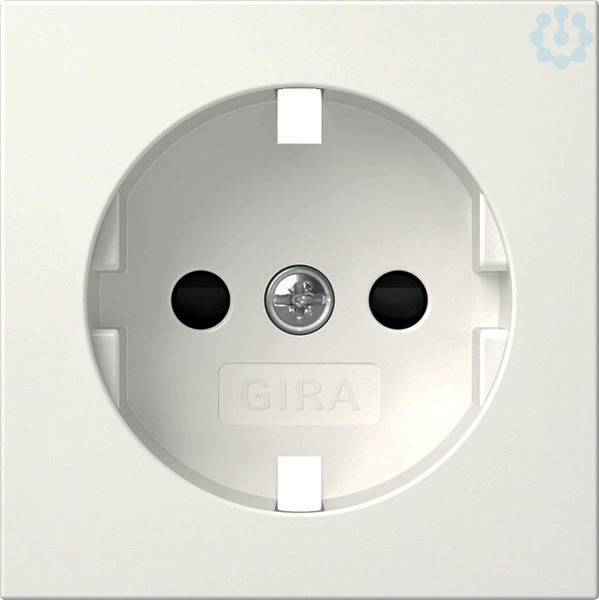 GIRA - 492103 Abd. SCHUKO-Steckd. SH Reinweiß-1