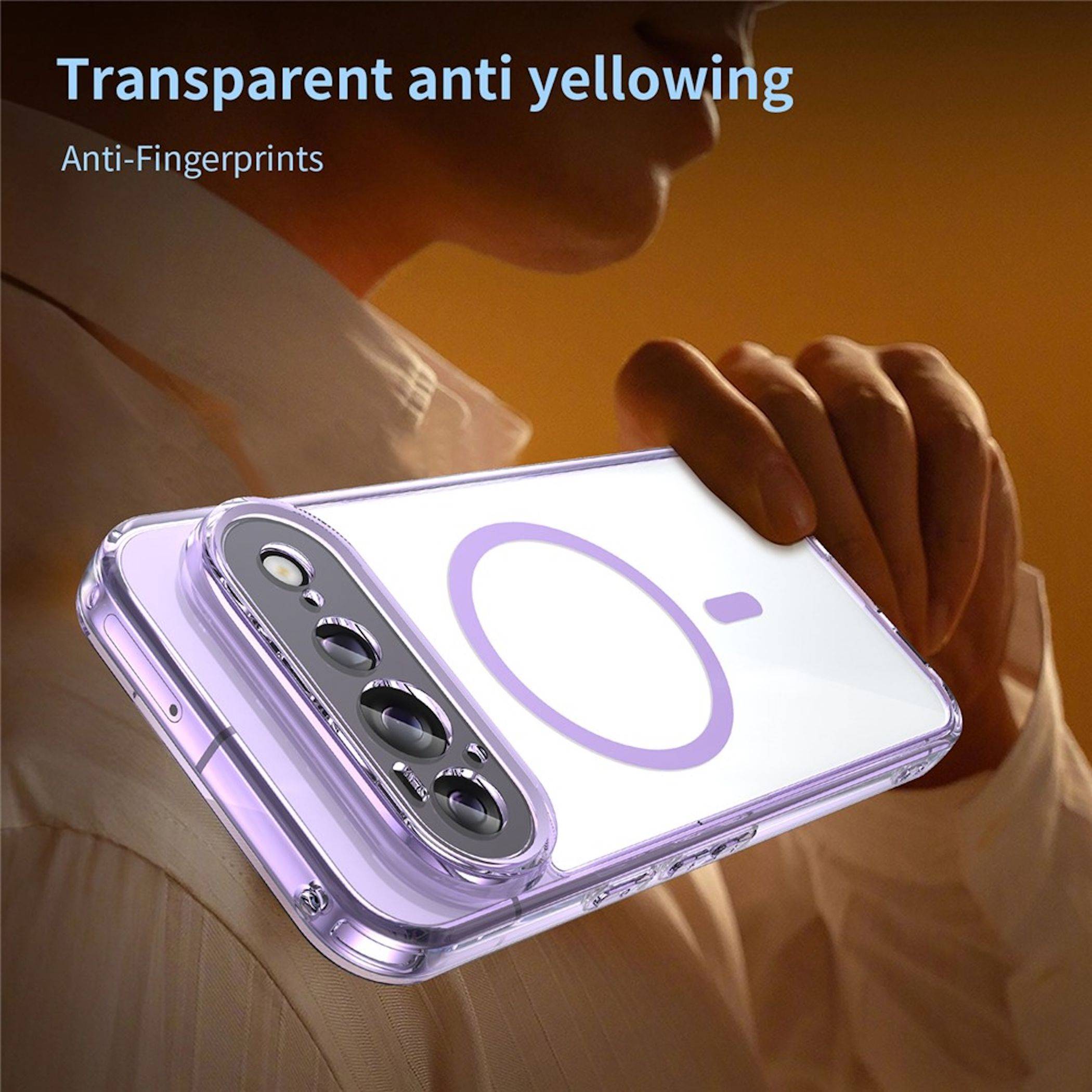 MagSafe Magnet Handyhülle für Google Pixel 11 Pro Kameraschutz Hard Case Lila-2