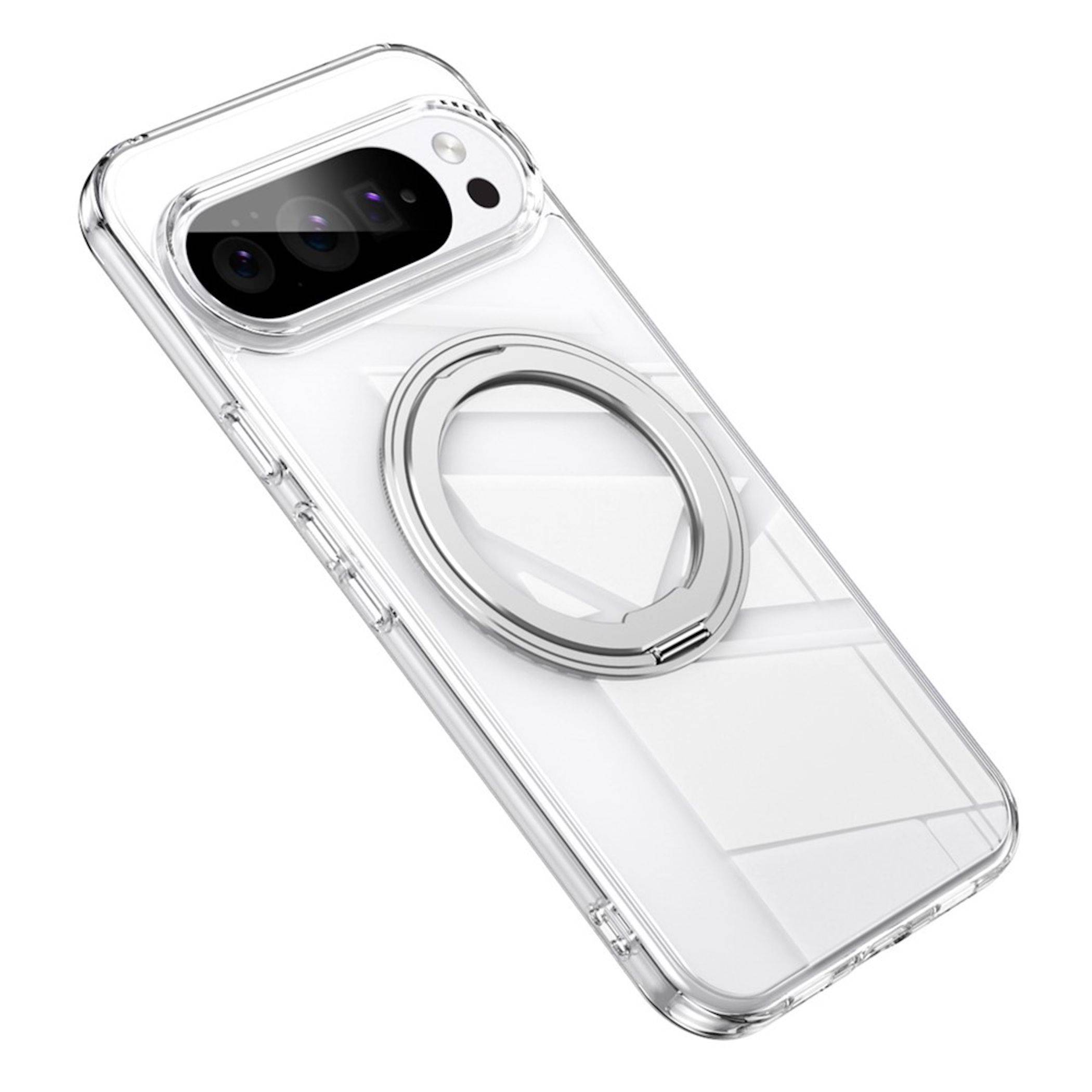 MagSafe Magnetisch Handyhülle für Google Pixel 11 Pro XL 360 Grad Ring Ständer-1