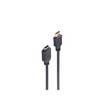 shiverpeaks HDMI-Verlängerungskabel HDMI-A-Stecker auf HDMI-A-Buchse 4K 60 Hz vergoldet 3m