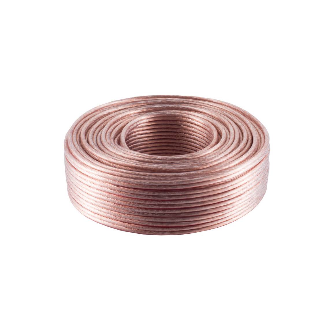 Lautsprecher-Kabel 4mm² 56x0,30 CCA transparent 10m-1