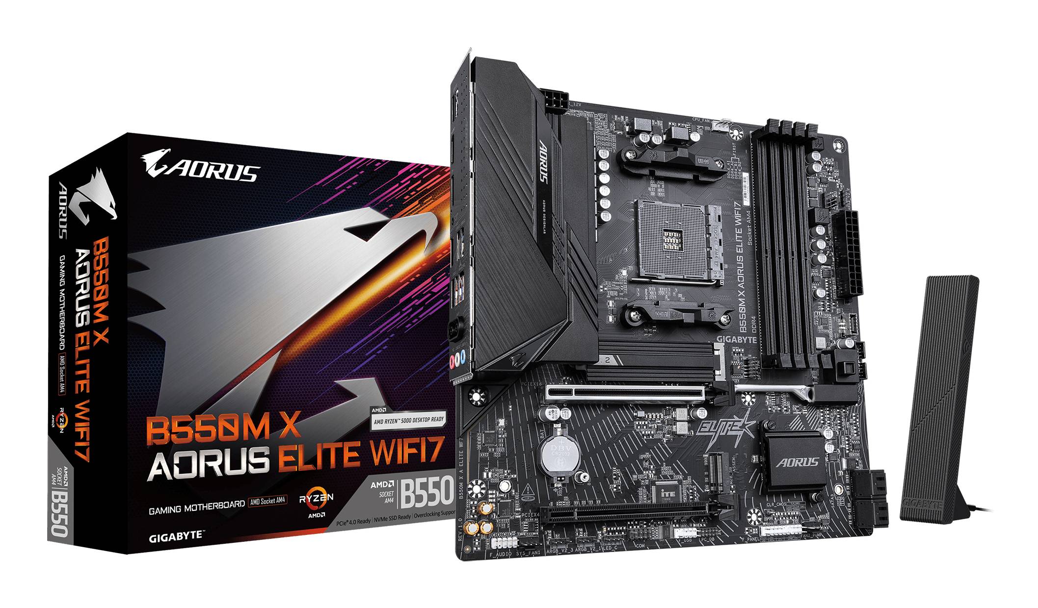 Gigabyte B550M X Aorus Elite WiFi7 AM4 - Mainboard - AMD Sockel AM4 (Ryzen)-2