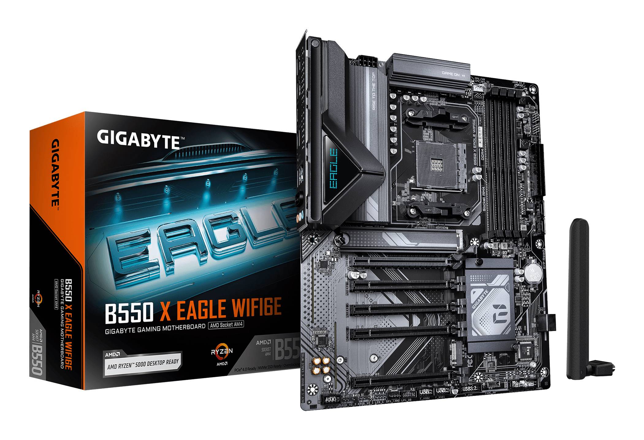 Gigabyte B550 X Eagle WiFi6e AM4 - Mainboard - AMD Sockel AM4 (Ryzen)-0