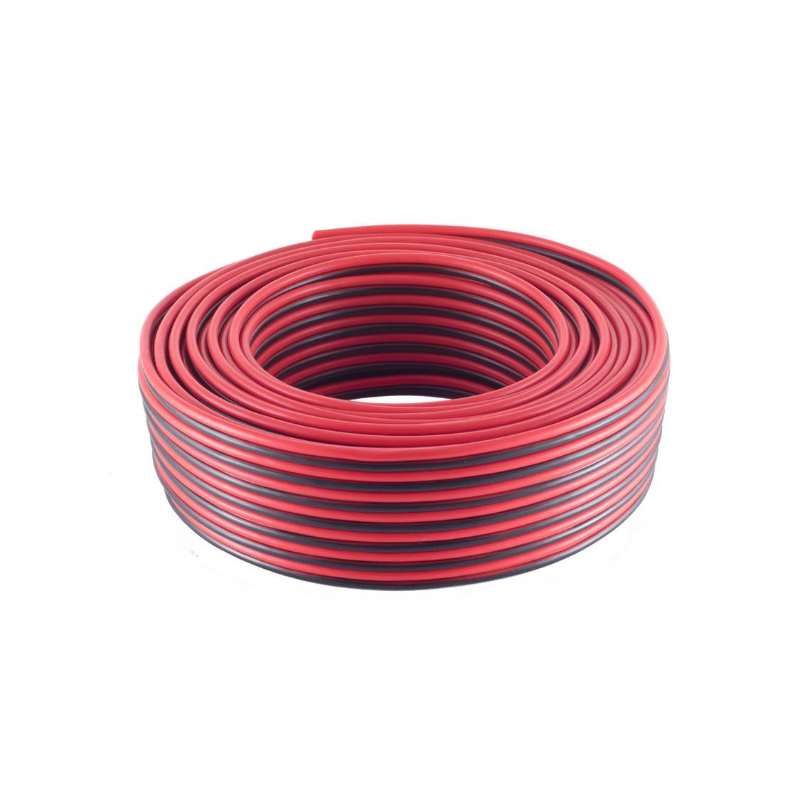 Lautsprecher-Kabel 1,5mm² 48x0,20 CCA rot/schwarz 50m-1