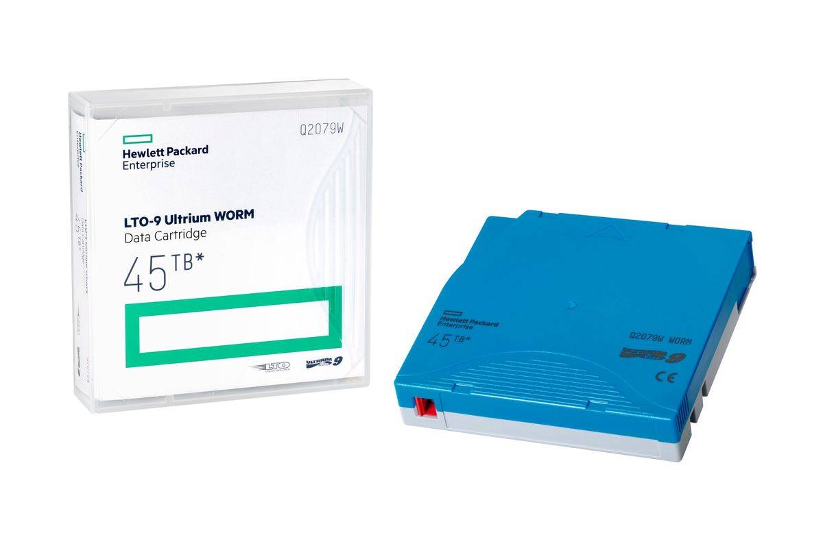HPE LTO9 18 TB/45 TB Ultrium WORM HP LTO TAPE Kapazität: 45 TB Kassette-0