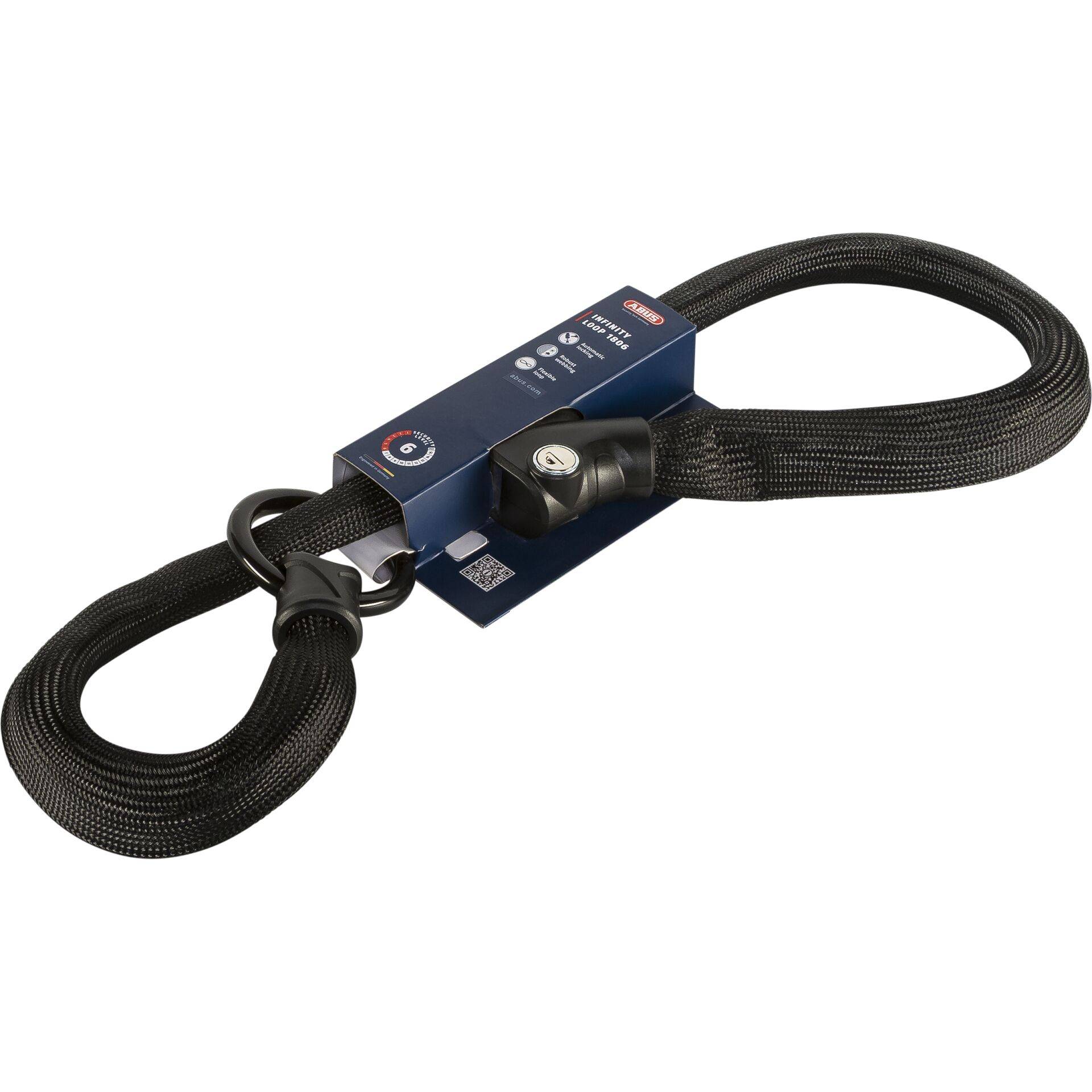 ABUS SECURITY-CENTER - Kettenschloss Infinity Loop 1806/11 ohne Halter-0