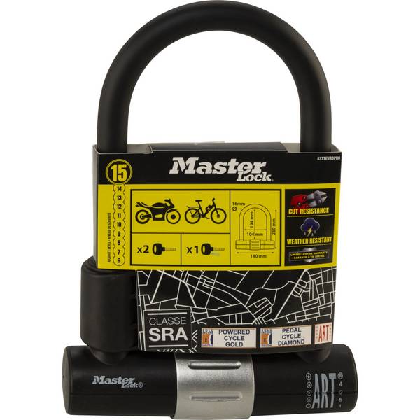 MasterLock High Security U Lock Bügelschloss 8377EURDPRO