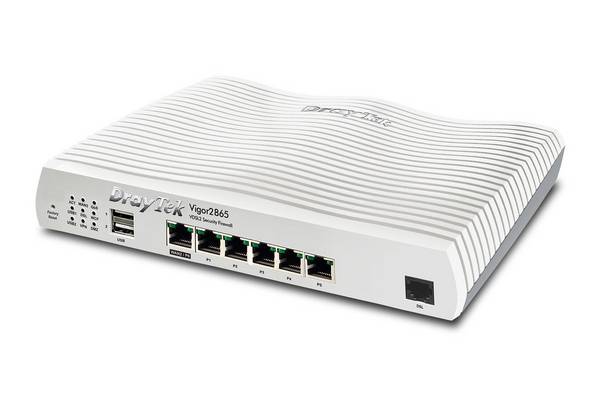 Draytek Vigor 2865-B ADSL2+/VDSL2 Supervectoring Router retail Modem 1.000 Mbps VPN xDSL