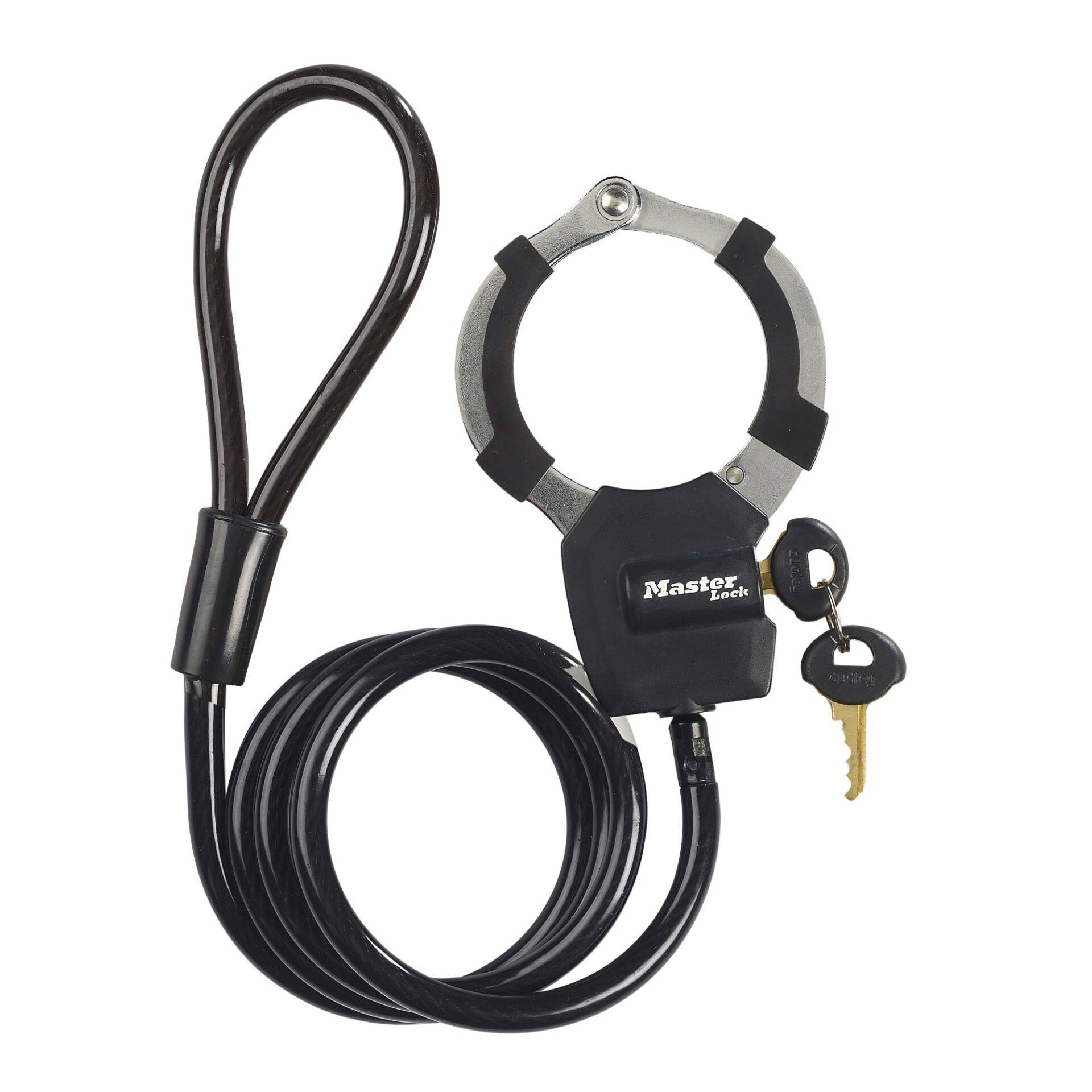MASTER LOCK Kabelschloss mit Schlüssel - 8275EURDPROBLK Multimedia-Technik Fahrradschloss-0