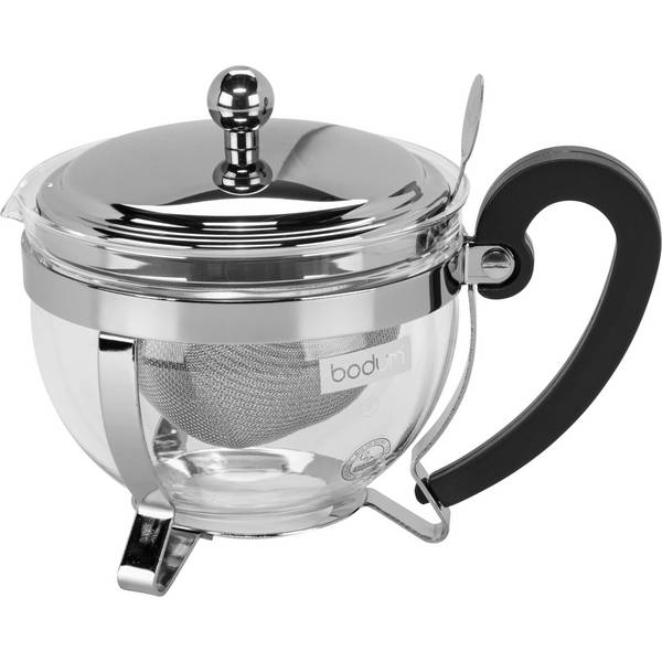 Bodum CHAMBORD, Schwarz, Edelstahl, Transparent, Edelstahl, Glas