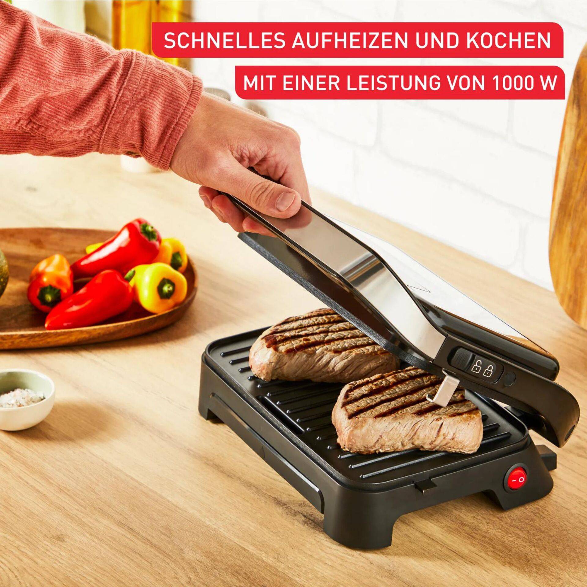 Tefal Kontakt-Grill GC270D eds/sw-4