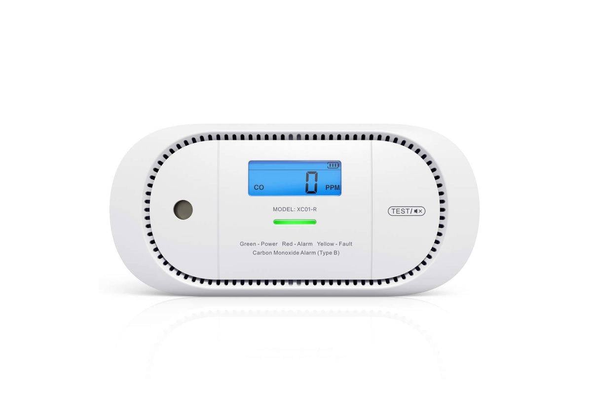 X-Sense Kohlenmonoxid-Melder XC01-R Autark mit LCD-Anzeige Multimedia-Technik Rauchmelder-0