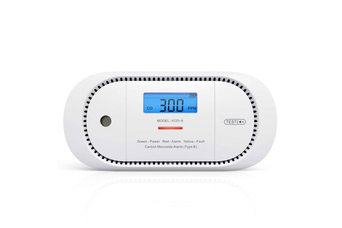 X-Sense Kohlenmonoxid-Melder XC01-R Autark mit LCD-Anzeige Multimedia-Technik Rauchmelder-1