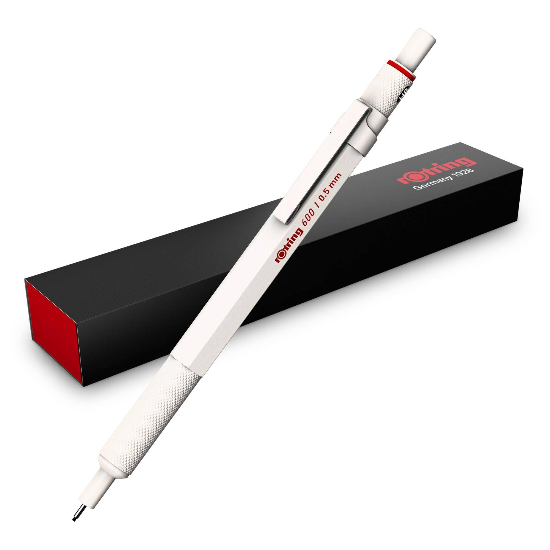 rotring Feinminenstift 600 Metallic, 0,5 mm, perlweiß-3