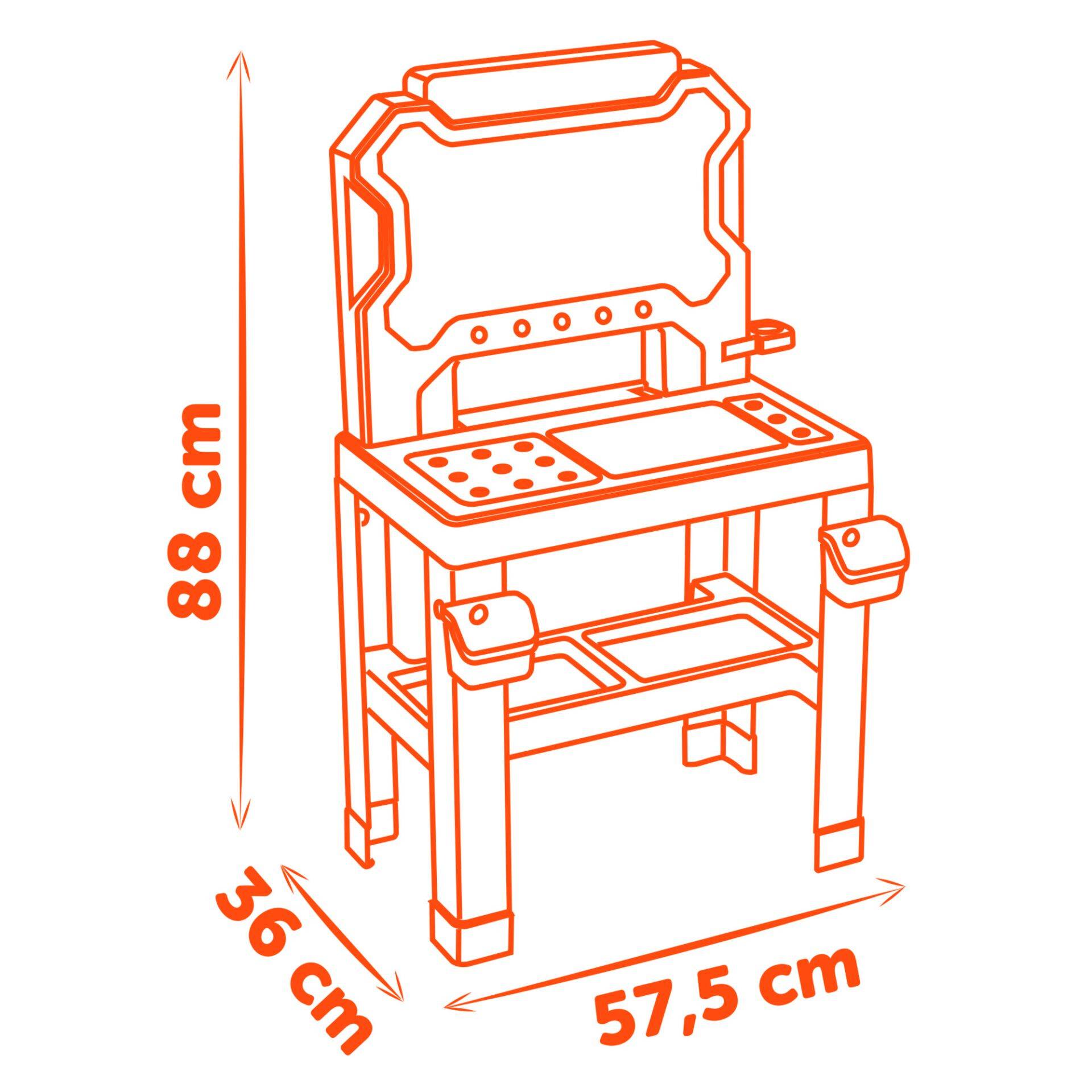 Smoby Black & Decker Werkbank Modell 2025-3