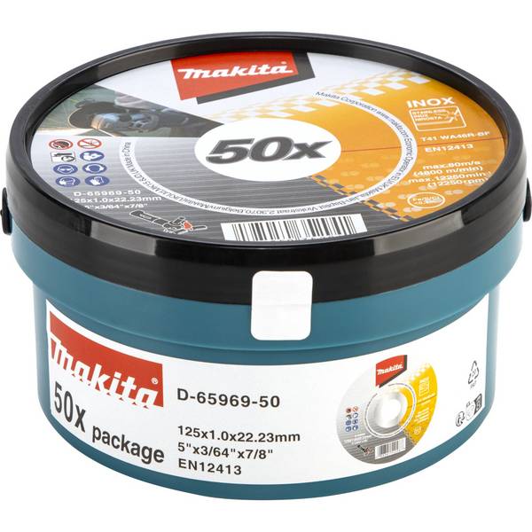 Makita Trennscheibe 125x1,0 mm INOX - D-65969-50