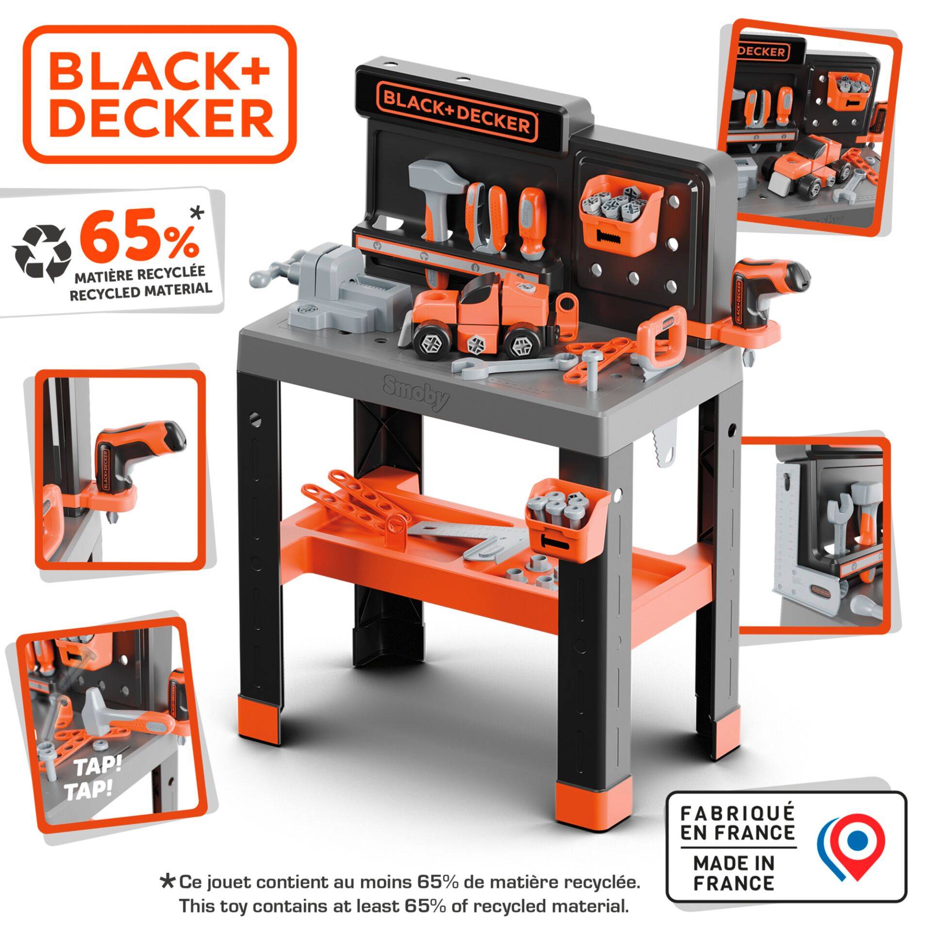 Smoby Black & Decker Pro Werkbank Modell 2025-2