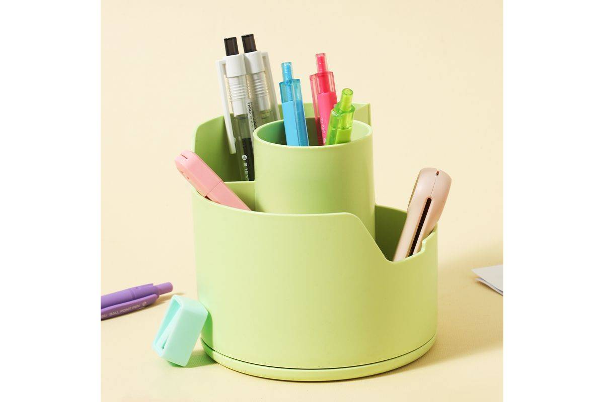 Stifteköcher LonGreen 12x12x11cm lime-1