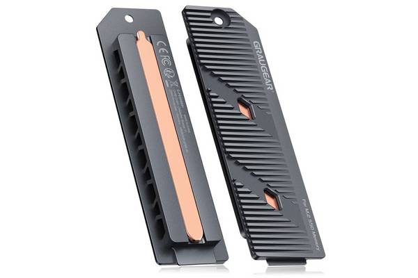 GrauGear Kühlkoerper SSD M.2NVMe PS5 Slim&Pro Speichererweit.