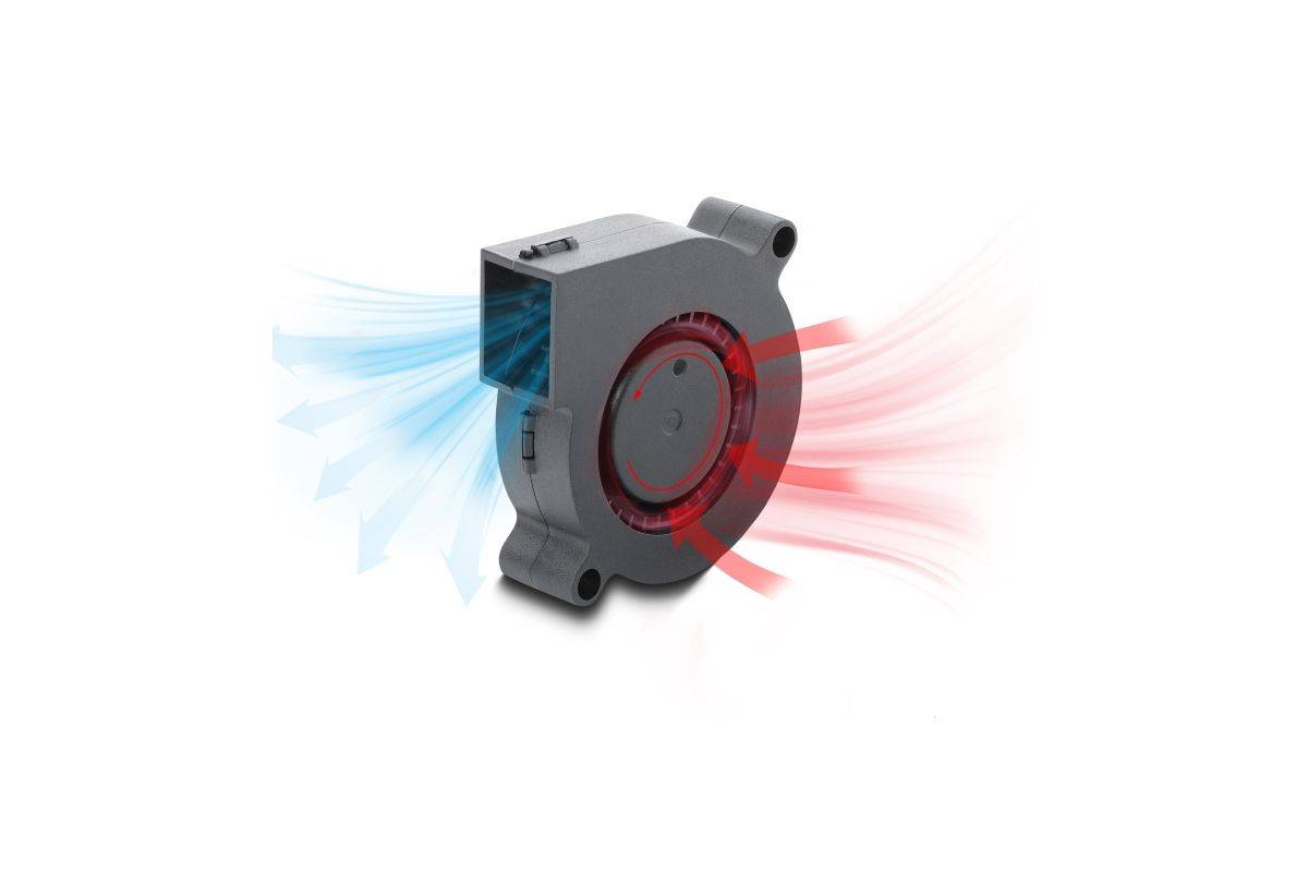 Delock Radiallüfter Lüftergebläse DC 50 x 50 15 mm - 12 V - Radial-1