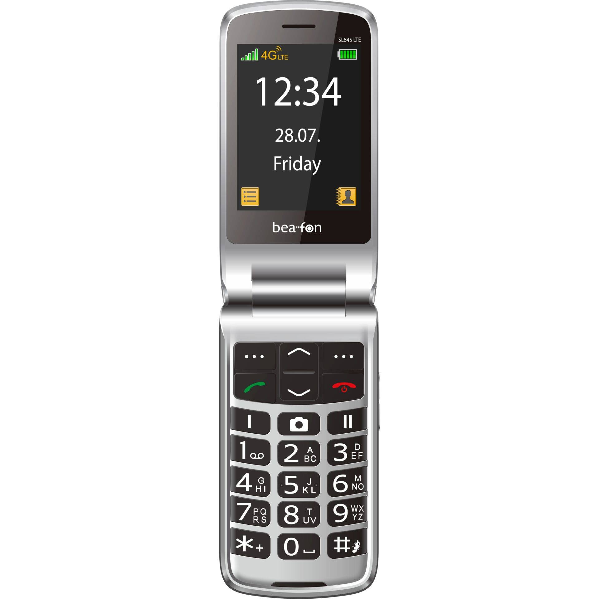 Bea-fon SL645 LTE schwarz-silber - Mobiltelefon - 1.550 mAh-2