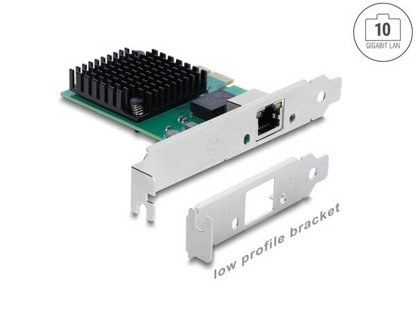 Delock PCI Express x1 Netzwerkkarte 10 Gigabit LAN 1 x RJ45 RTL8127 PCI-Express