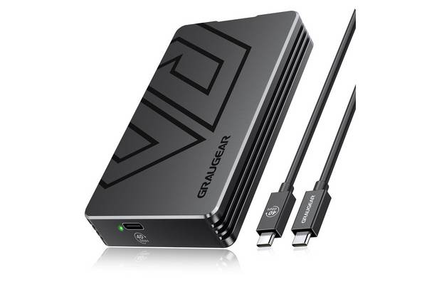 GrauGear externes M.2-SSD-Gehäuse mit PCIe 4.0 USB-C - Gehäuse - USB Typ C - Gehäuse - USB Typ C