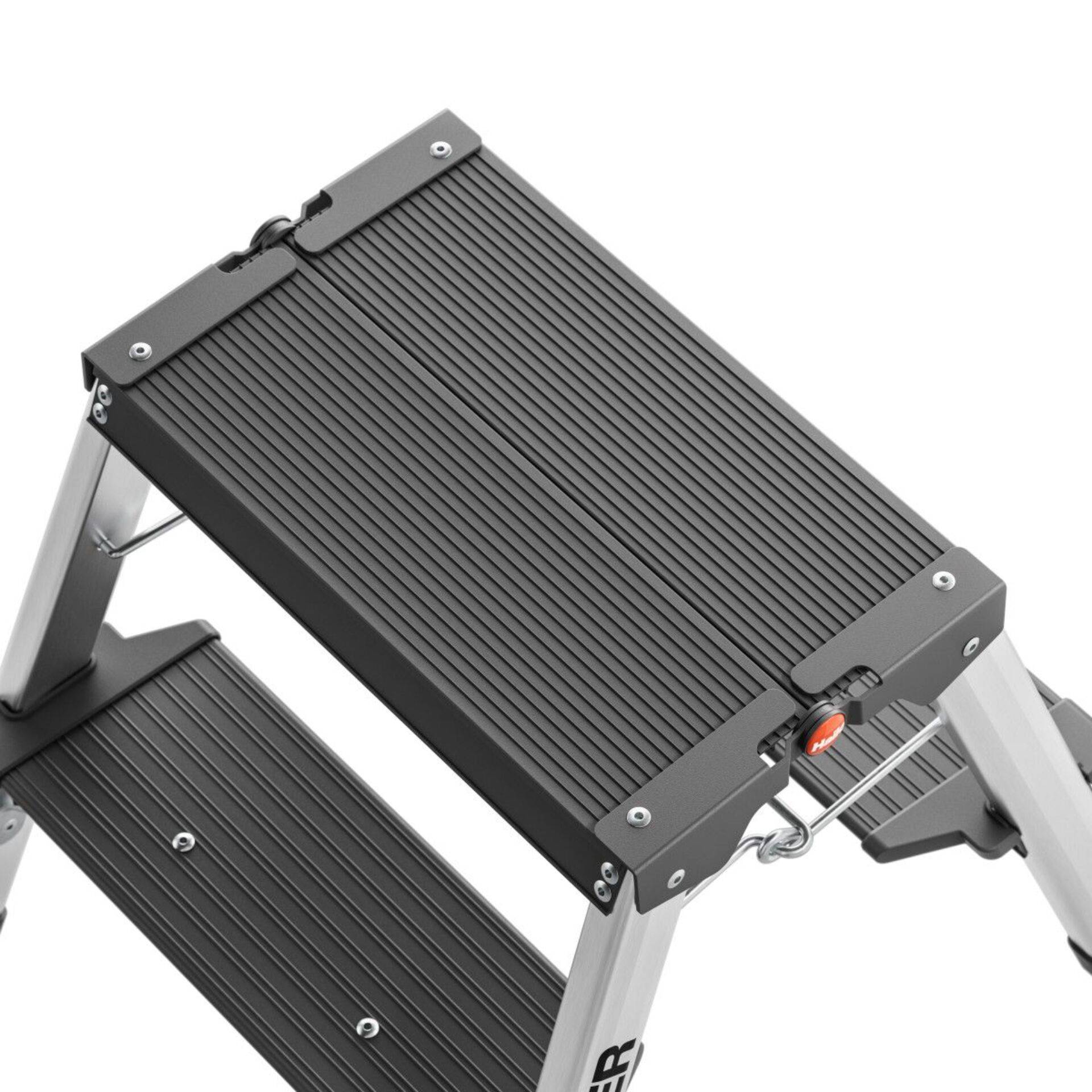 Stahlrohr-Tritt Master D70 Stufen 2 Plattform-H.400mm HAILO-4