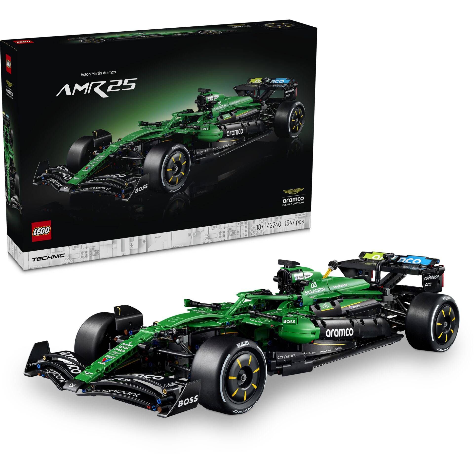 LEGO - Technic 42240 Aston Martin Aramco AMR25 F1-2