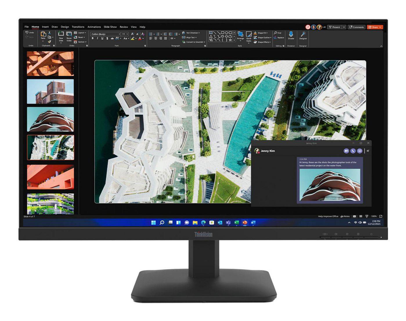 Lenovo ThinkVision S27-4e Monitor, 68,6 cm (27"), 1920 x 1080 Pixel, Full HD, LCD, 6 ms, Schwarz-1