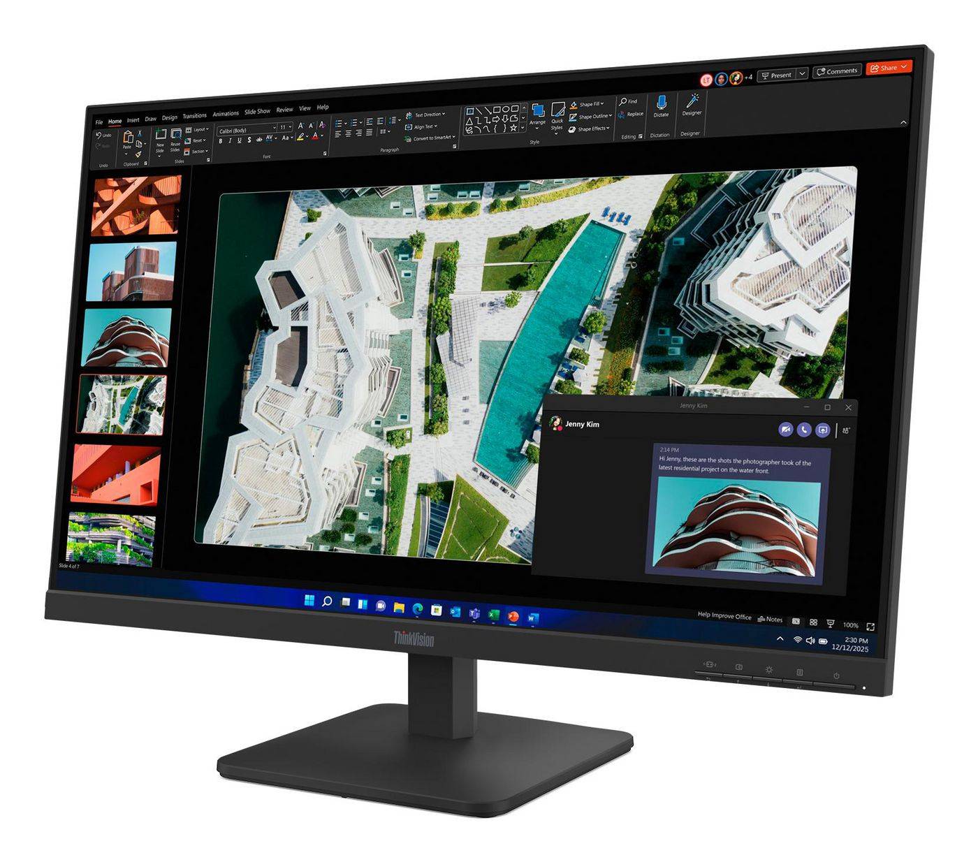 Lenovo ThinkVision S27-4e Monitor, 68,6 cm (27"), 1920 x 1080 Pixel, Full HD, LCD, 6 ms, Schwarz-2