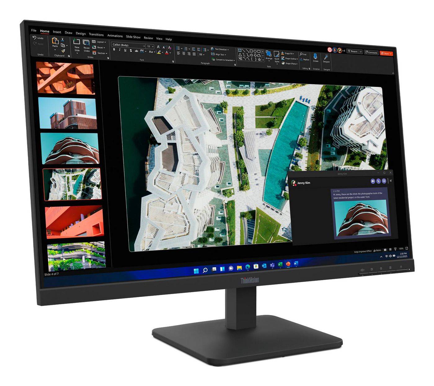 Lenovo ThinkVision S27-4e Monitor, 68,6 cm (27"), 1920 x 1080 Pixel, Full HD, LCD, 6 ms, Schwarz-3