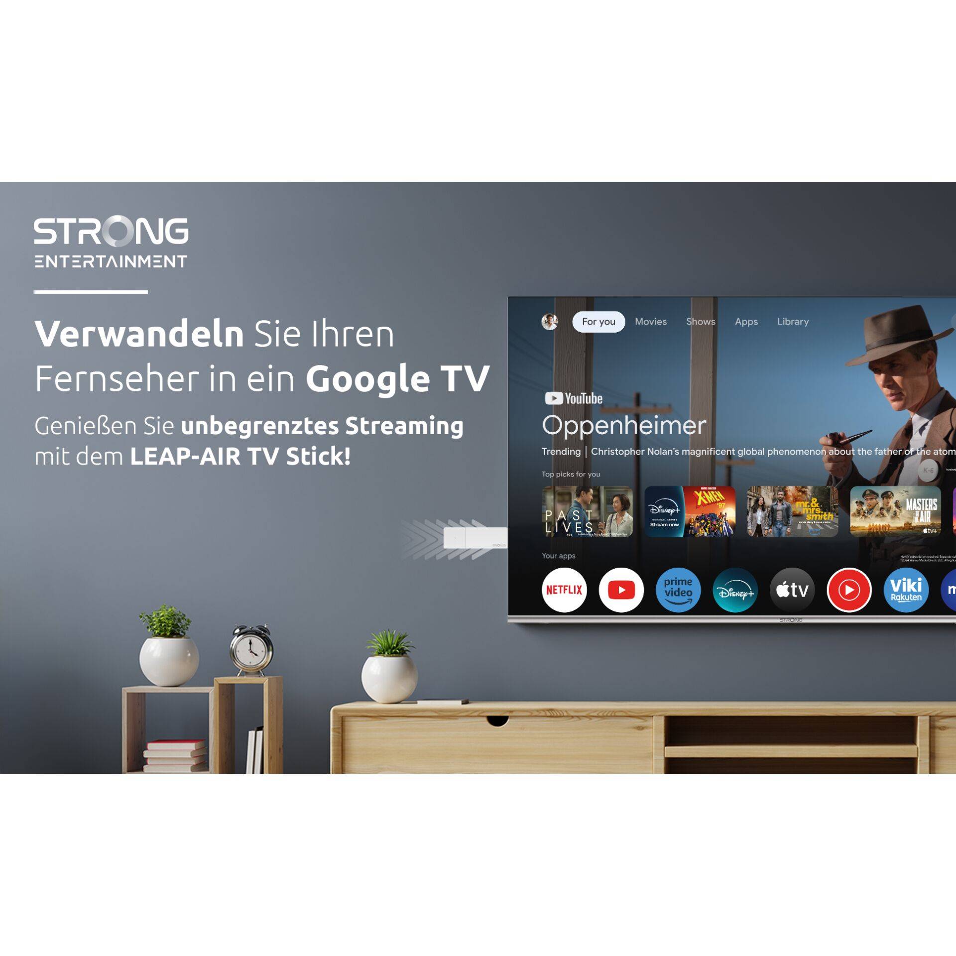 Strong 4K Streaming Stick LEAP-AIR-4