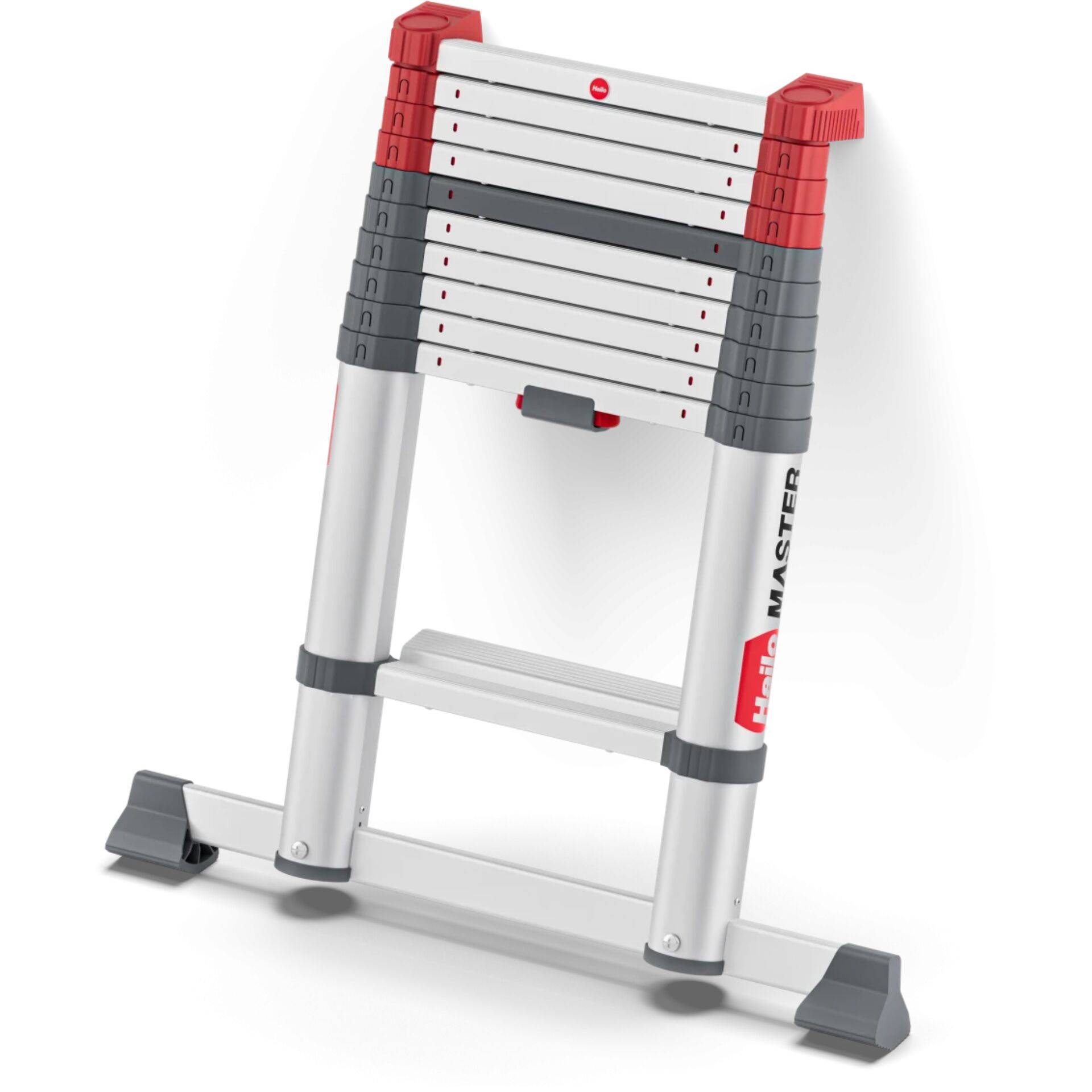 Teleskop-Anlegeleiter T100 Alu.11 Stufen max.Gesamtbelastung 150kg HAILO-0