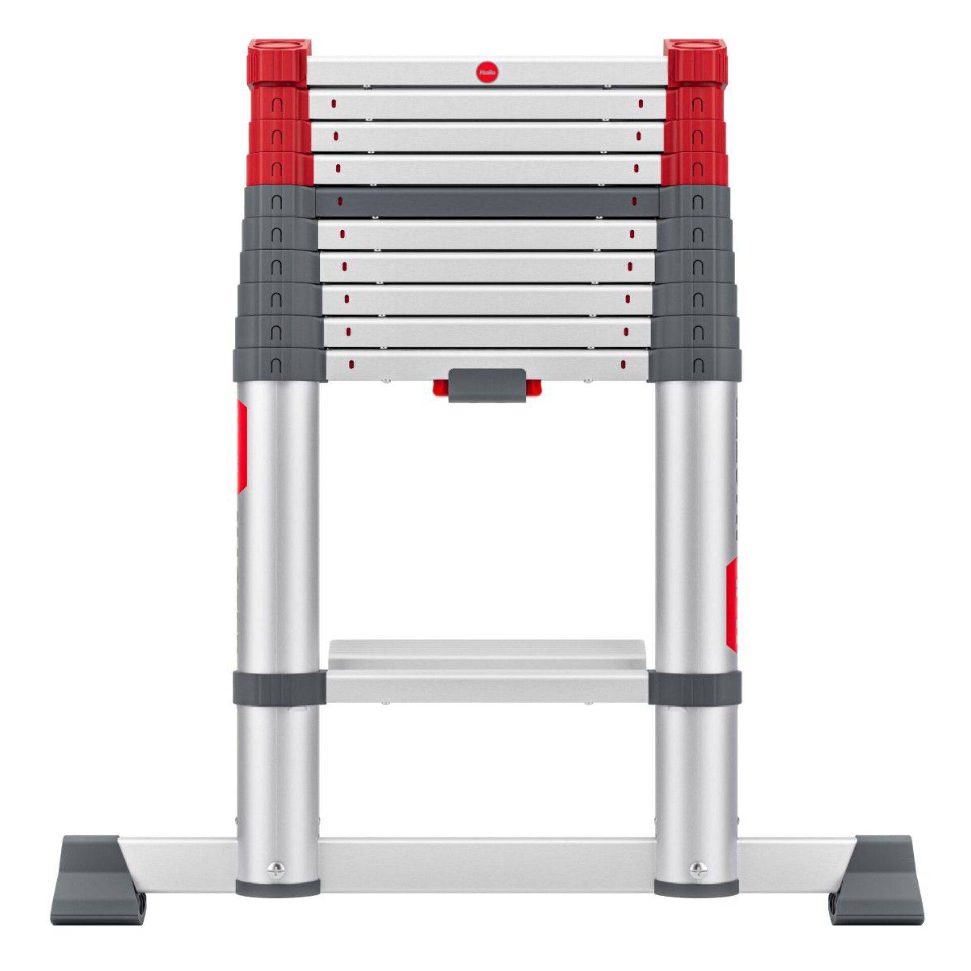 Teleskop-Anlegeleiter T100 Alu.11 Stufen max.Gesamtbelastung 150kg HAILO-1