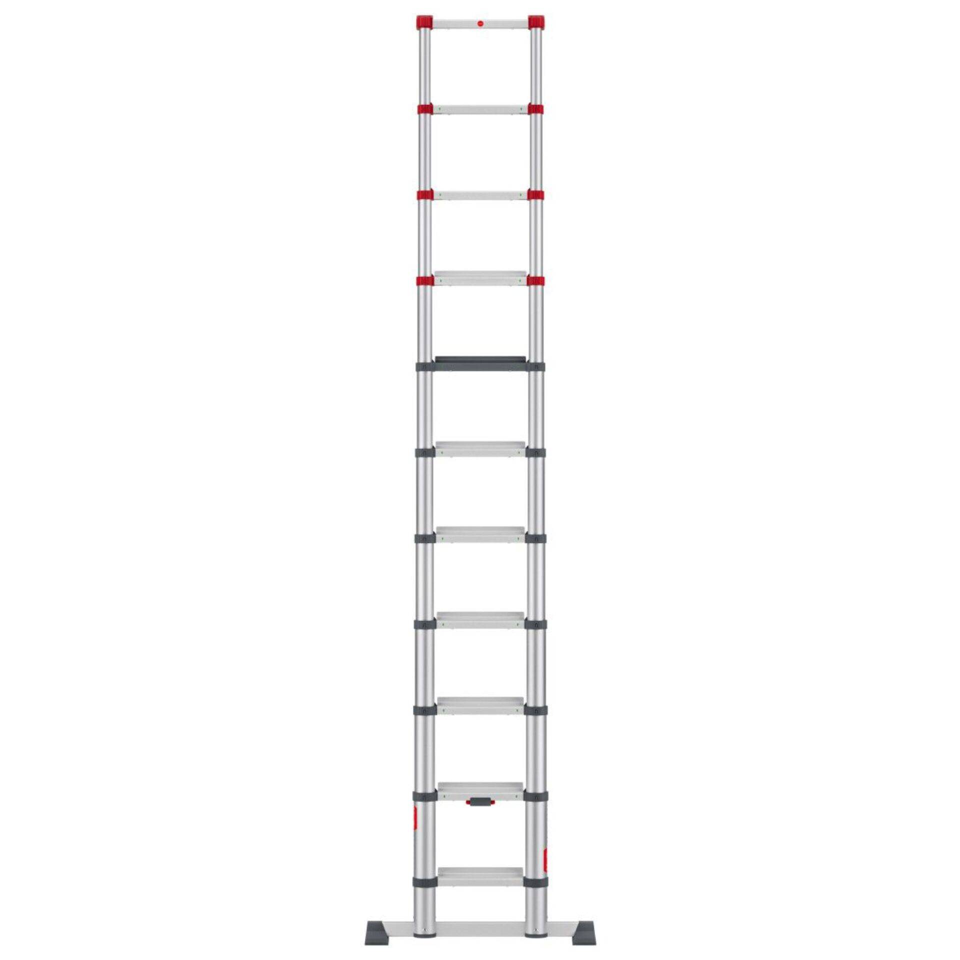Teleskop-Anlegeleiter T100 Alu.11 Stufen max.Gesamtbelastung 150kg HAILO-2