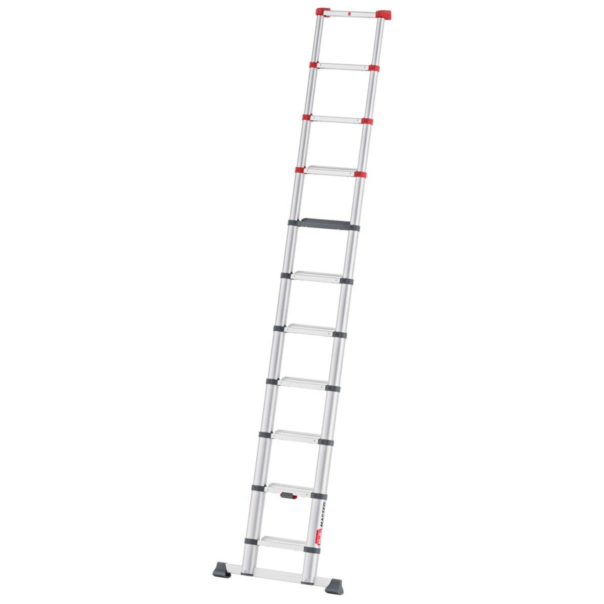 Teleskop-Anlegeleiter T100 Alu.11 Stufen max.Gesamtbelastung 150kg HAILO-4