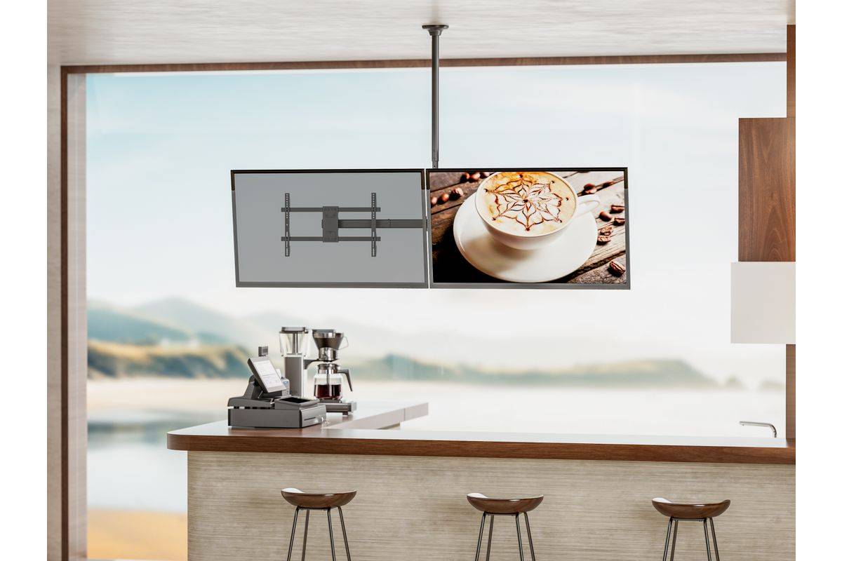 Equip Deckenhalterung 32"-60"/2TFT Manu Dual-Screen sw lite Retail-3