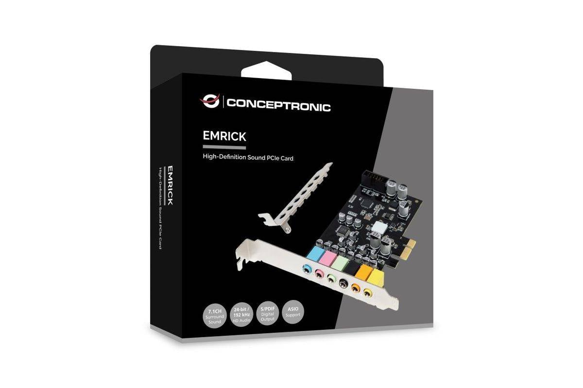 CONCEPTRONIC Sound PCIe-Karte 7.1CH S/PDIF bis 24Bit/192kHz Multimedia-Technik Soundkarten-2