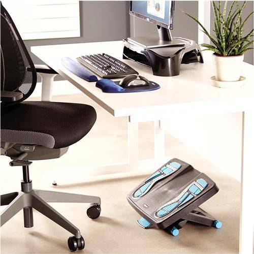 Fellowes Energizer - Fußauflage - Grau, Blau-5