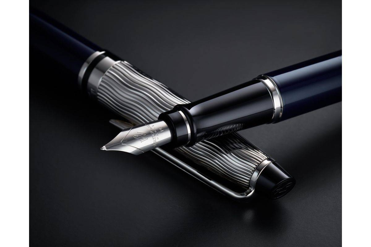 Waterman Expert, Blau, Blau, Lack, Fein, Geschenkbox, 1 Stück(e)-5