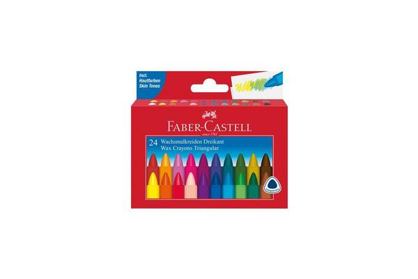 FABER-CASTELL Wachsmalstifte 24St. 120024