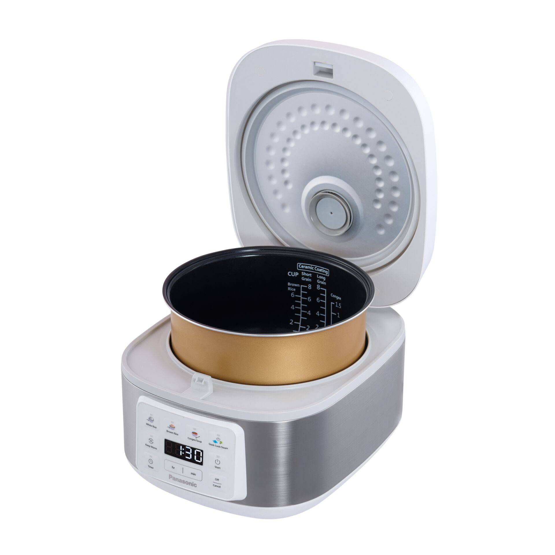 PANASONIC - SR-DA152WXE si/ws Reiskocher mit Dampfgarfunktion-4