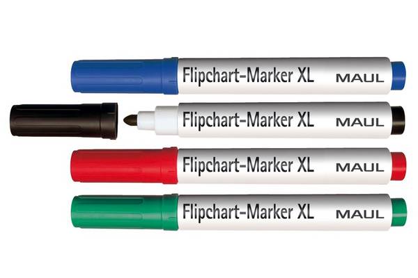 JAKOB MAUL - MAUL 6383799, 4 Stück(e), Multi, Rundspitze, Weiß, Tube, 3 mm