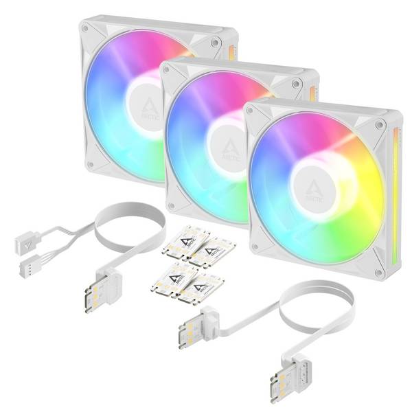 ARCTIC - BioniX P14 A-RGB white 3 pack retail