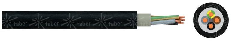 FABE N2XH-J 04X150 SW Halogenfreie Sicherheitskabel N2XH-J 0 B2ca, s1b, d1, a1-0