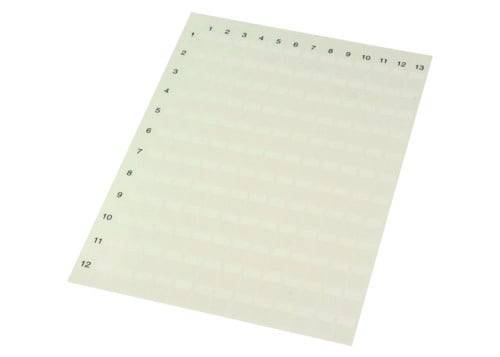 MUPS 86562450 ESL 20x12R Etikett mit Beschriftungsfeld-0